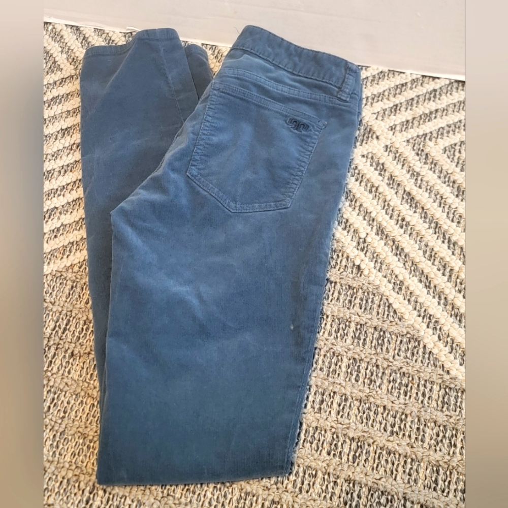 Tory Burch Women's Skinny Pants in Deep Blue